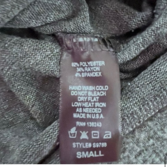 Vintage Havana- Cutout V-Neck Brooklyn Top with Stud Neckline. - Picture 5 of 5